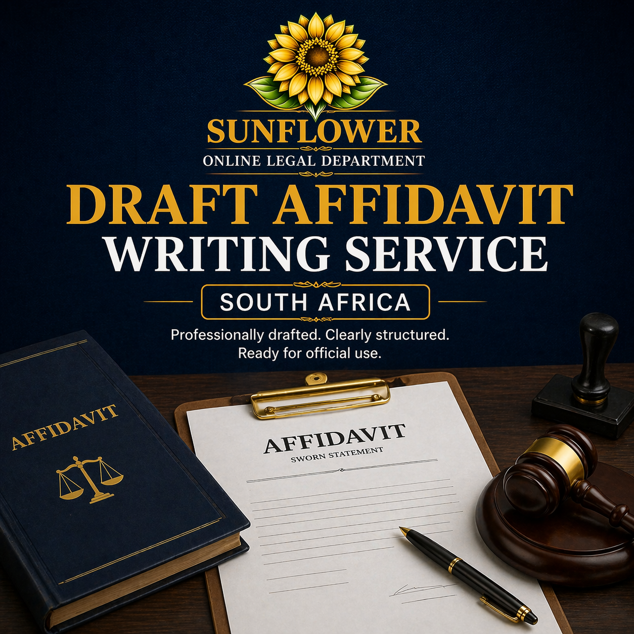 Draft Affidavit Writing Service (South Africa)